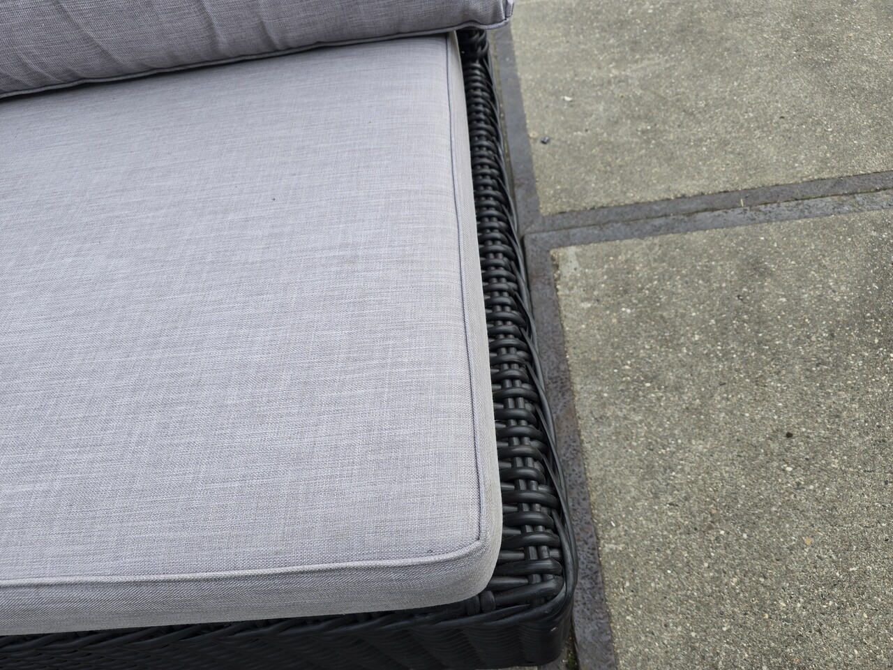 AVH-Collectie Showroommodel Manjavico hoek loungeset 7-delig zwart wicker AVH-Collectie Showroommodel Manjavico hoek loungeset 7-delig zwart wicker