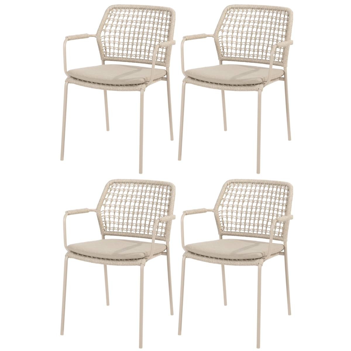vidaXL Tuinstoel Staal - 76x76x79 cm - Modulair Ontwerp - Zwart en Grijs vidaXL Tuinstoel Staal - 76x76x79 cm - Modulair Ontwerp - Zwart en Grijs