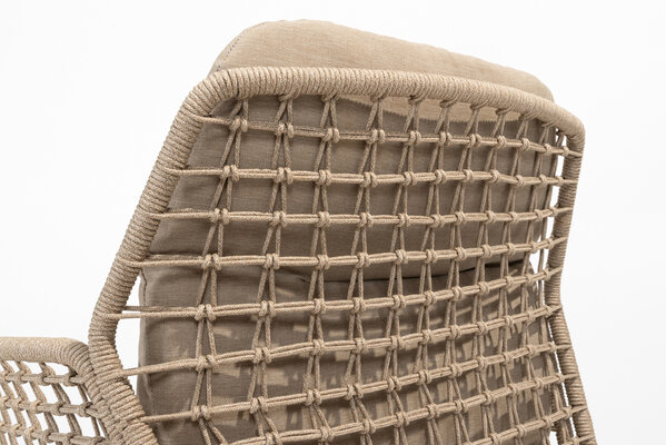 4 Seasons Outdoor Albano dining tuinstoel latte Taste 4SO set van 4 4 Seasons Outdoor Albano dining tuinstoel latte Taste 4SO set van 4