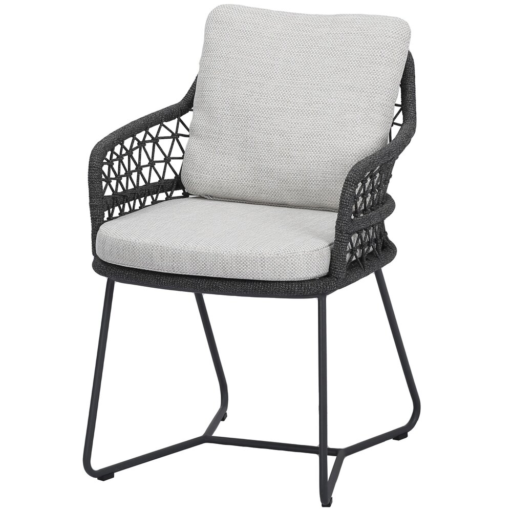AVH-Collectie Taranto dining tuinstoel antraciet rope AVH-Collectie Taranto dining tuinstoel antraciet rope
