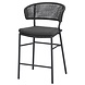 AVH-Collectie Modena barstoel antraciet rope aluminium stapelbaar AVH-Collectie Modena barstoel antraciet rope aluminium stapelbaar