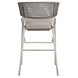 AVH-Collectie Modena barstoel natural sand rope aluminium stapelbaar AVH-Collectie Modena barstoel natural sand rope aluminium stapelbaar