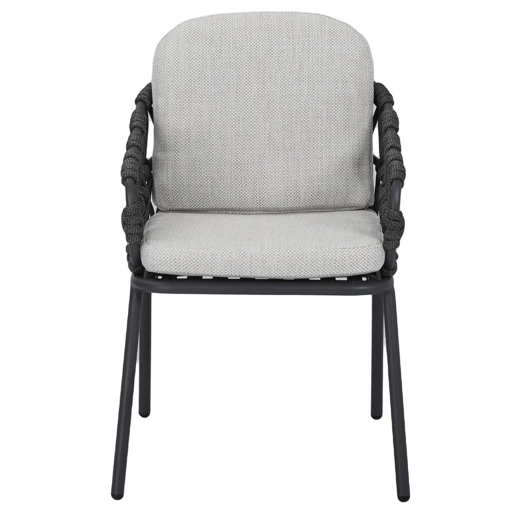 AVH-Collectie Matera dining tuinstoel antraciet rope AVH-Collectie Matera dining tuinstoel antraciet rope