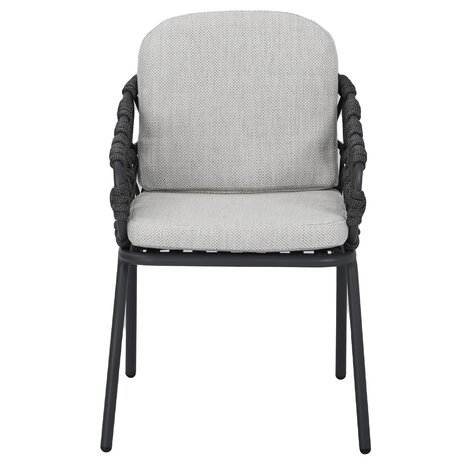 AVH-Collectie Matera dining tuinstoel antraciet rope AVH-Collectie Matera dining tuinstoel antraciet rope