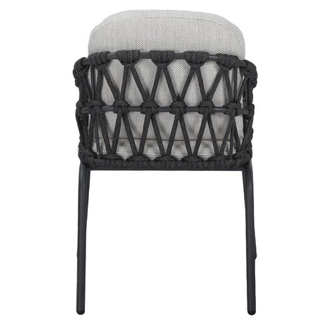 AVH-Collectie Matera dining tuinstoel antraciet rope AVH-Collectie Matera dining tuinstoel antraciet rope