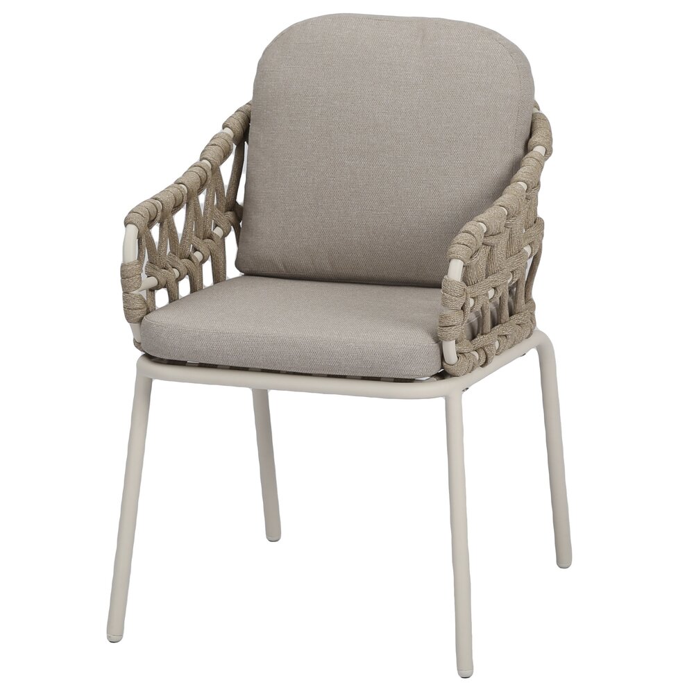 AVH-Collectie Matera dining tuinstoel naturel zand rope AVH-Collectie Matera dining tuinstoel naturel zand rope