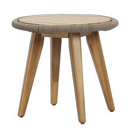 AVH-Collectie Napoli lounge tuintafel 50xH45.5 cm licht bruin AVH-Collectie Napoli lounge tuintafel 50xH45.5 cm licht bruin