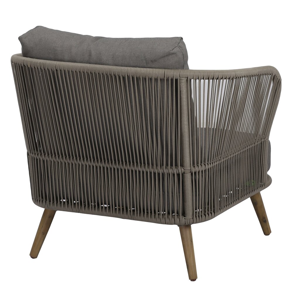 AVH-Collectie Volterra lounge tuinstoel licht bruin wicker AVH-Collectie Volterra lounge tuinstoel licht bruin wicker
