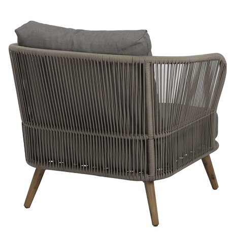 AVH-Collectie Volterra lounge tuinstoel licht bruin wicker AVH-Collectie Volterra lounge tuinstoel licht bruin wicker