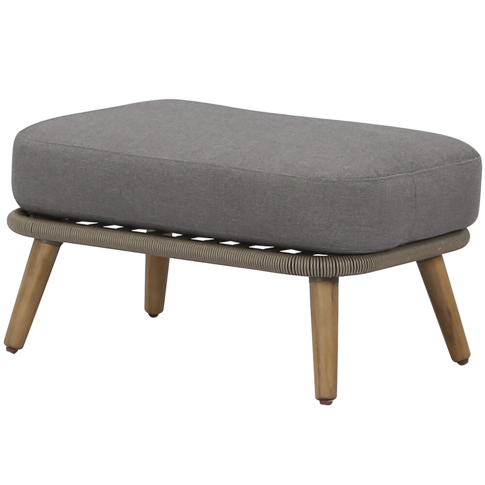 AVH-Collectie Volterra voetenbank licht bruin wicker