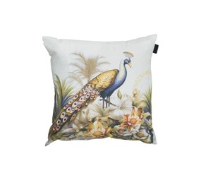 Madison Sierkussen 50x50 cm paspel Flore purple Madison Sierkussen 50x50 cm paspel Flore purple