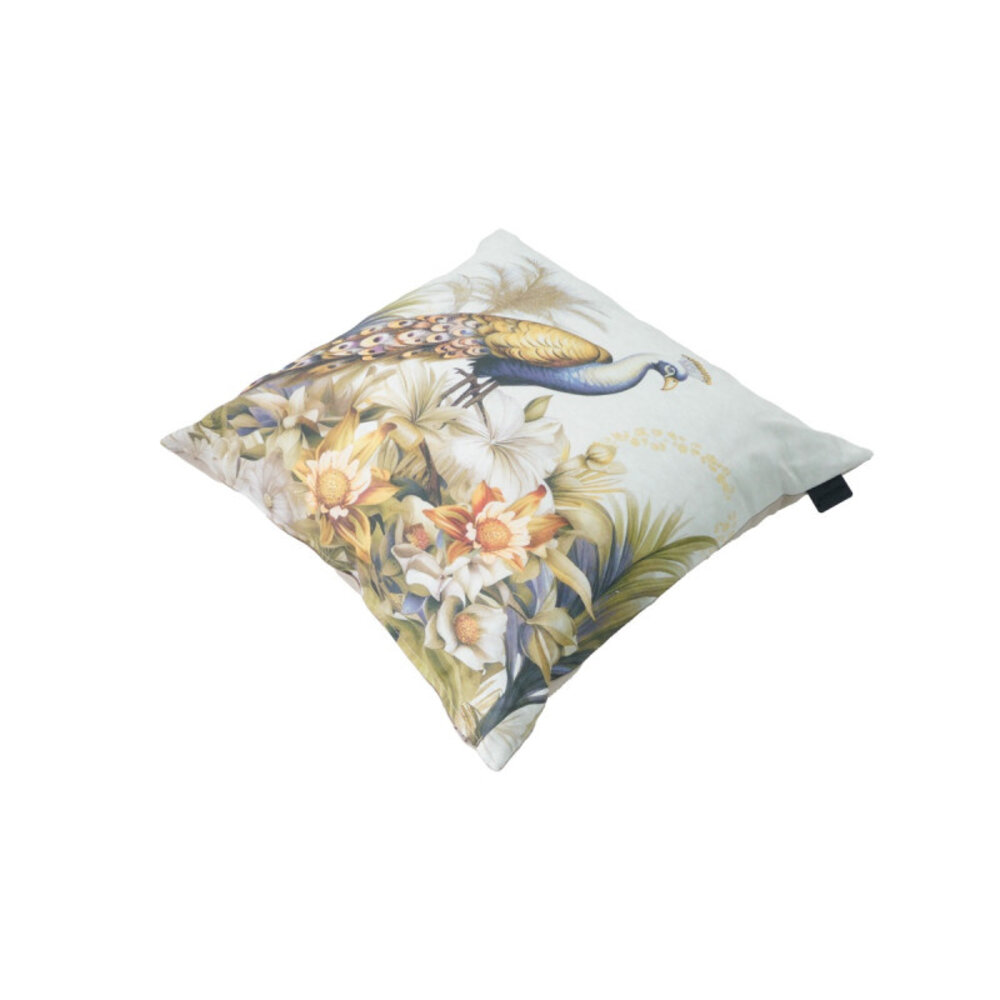 Madison Sierkussen 50x50 cm paspel Flore purple Madison Sierkussen 50x50 cm paspel Flore purple