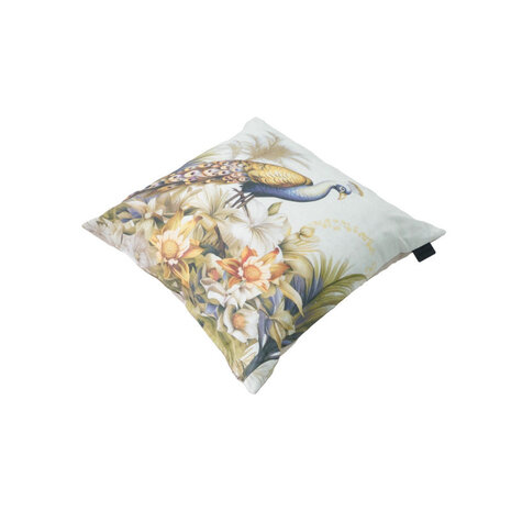 Madison Sierkussen 50x50 cm paspel Flore purple Madison Sierkussen 50x50 cm paspel Flore purple