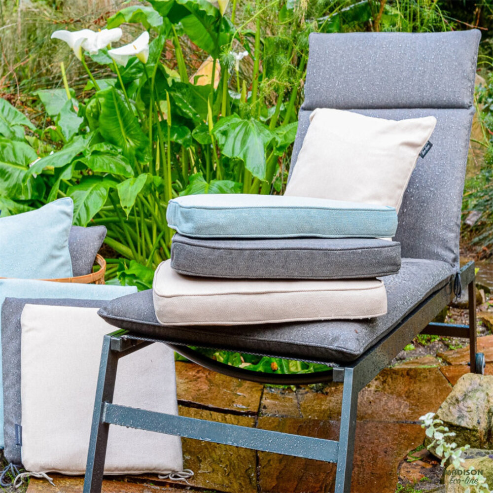 Madison Sierkussen 50x50 cm paspel Beige canvas eco+ Madison Sierkussen 50x50 cm paspel Beige canvas eco+