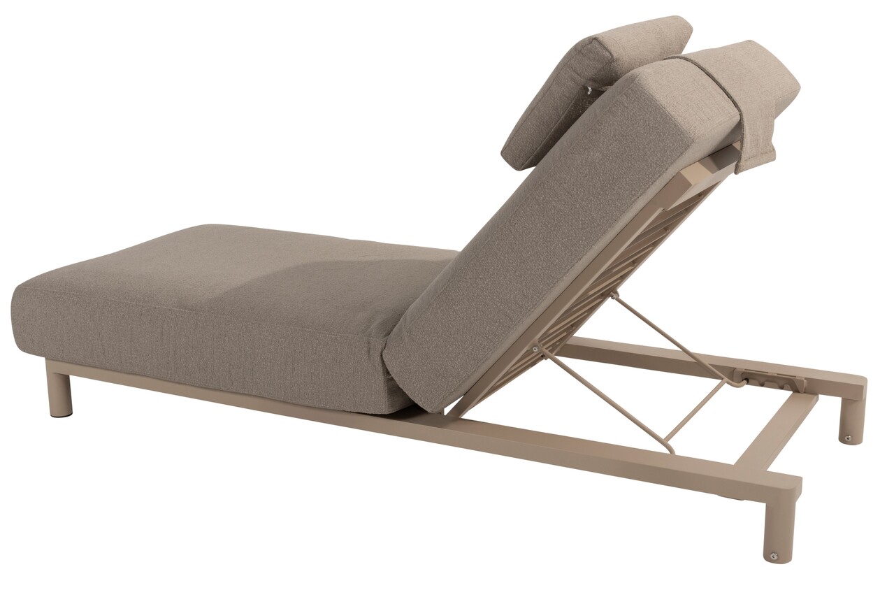 4 Seasons Outdoor Madeira ligbed met hoofdondersteuning latte 4 Seasons Outdoor 4 Seasons Outdoor Madeira ligbed met hoofdondersteuning latte 4 Seasons Outdoor