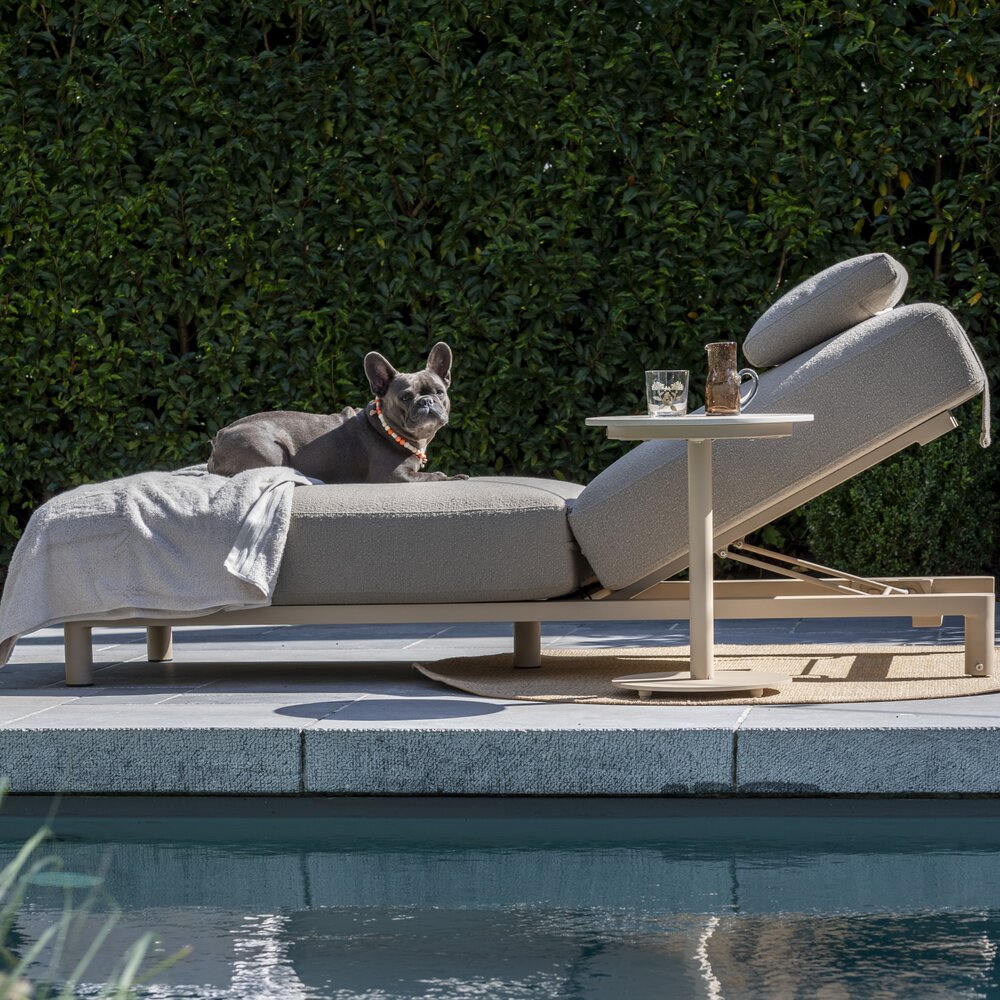 4 Seasons Outdoor Madeira ligbed met hoofdondersteuning latte 4 Seasons Outdoor 4 Seasons Outdoor Madeira ligbed met hoofdondersteuning latte 4 Seasons Outdoor