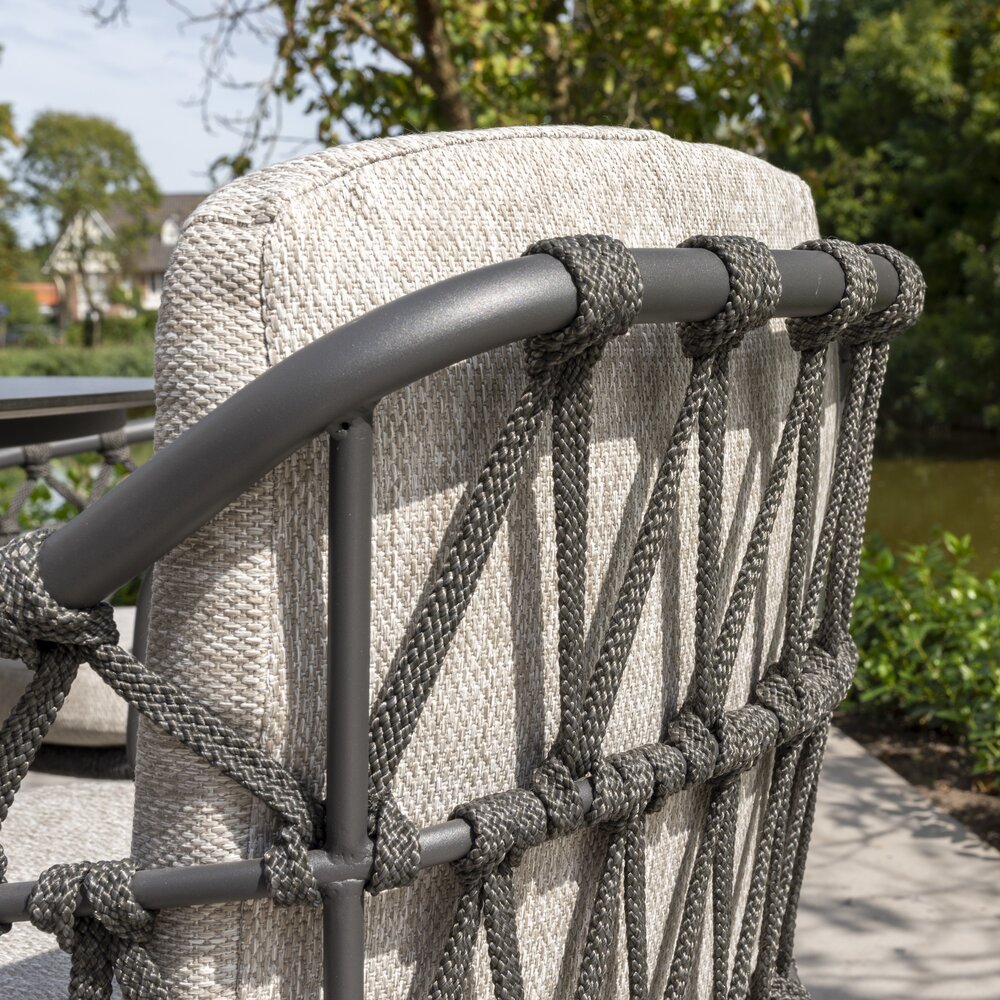 4 Seasons Outdoor Prado Calpi dining tuinset 160 cm rond 7 delig rope teak 4 Seasons Outdoor 4 Seasons Outdoor Prado Calpi dining tuinset 160 cm rond 7 delig rope teak 4 Seasons Outdoor