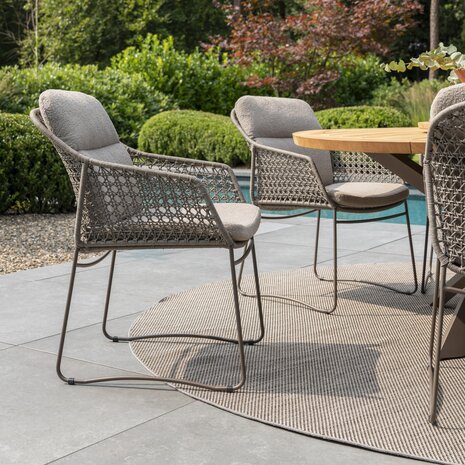 4 Seasons Outdoor Arizona Moretti pebble dining tuinset 7 delig 240x130xH75 cm keramiek terre 4 Seasons Outdoor 4 Seasons Outdoor Arizona Moretti pebble dining tuinset 7 delig 240x130xH75 cm keramiek terre 4 Seasons Outdoor
