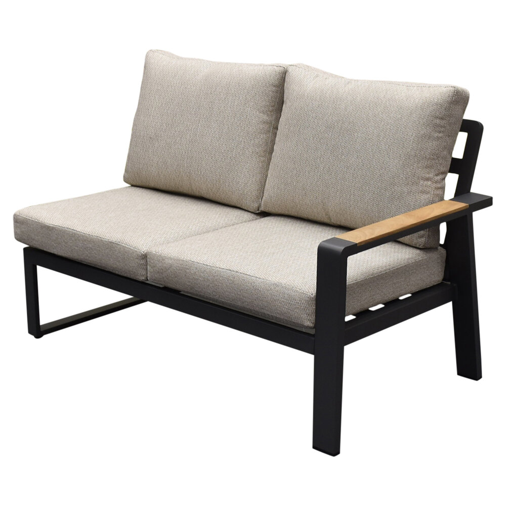 AVH-Collectie Lola hoek loungeset 6-delig aluminium antraciet AVH-Collectie Lola hoek loungeset 6-delig aluminium antraciet