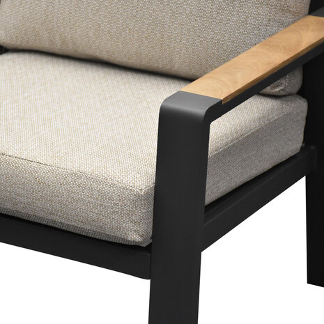 AVH-Collectie Lola hoek loungeset 6-delig aluminium antraciet AVH-Collectie Lola hoek loungeset 6-delig aluminium antraciet