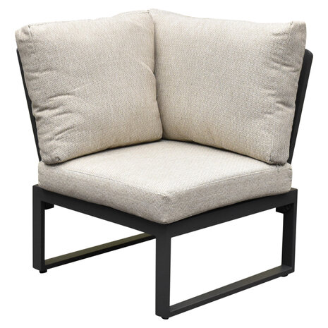 AVH-Collectie Lola hoek loungeset 4-delig aluminium antraciet AVH-Collectie Lola hoek loungeset 4-delig aluminium antraciet