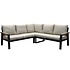 Lola hoek loungeset 3-delig aluminium antraciet Lola hoek loungeset 3-delig aluminium antraciet