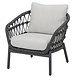 AVH-Collectie Arezzo low dining loungestoel antraciet rope AVH-Collectie Arezzo low dining loungestoel antraciet rope