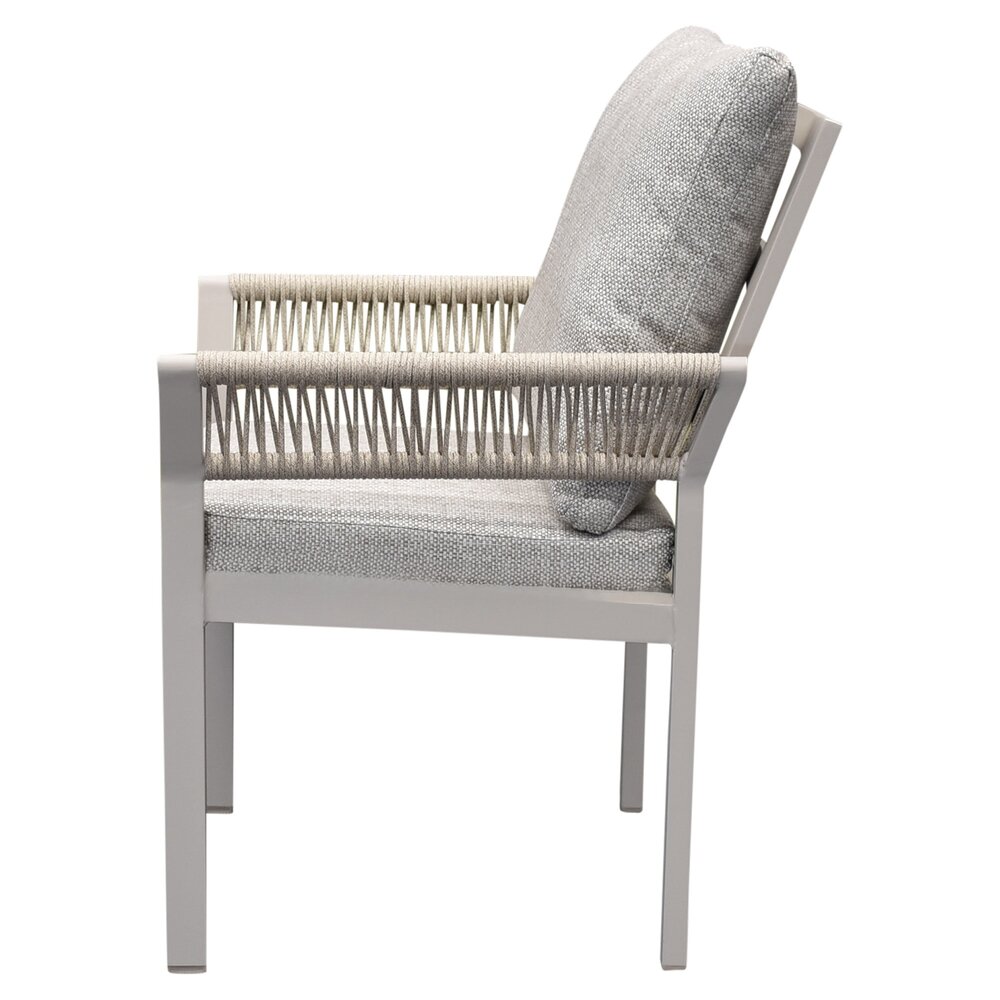 AVH-Collectie Saigon Salvador dining tuinset ovaal 220x115xH75 cm 7 delig polywood zand AVH-Collectie Saigon Salvador dining tuinset ovaal 220x115xH75 cm 7 delig polywood zand