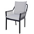 Fleur dining tuinstoel aluminium antraciet rope Fleur dining tuinstoel aluminium antraciet rope