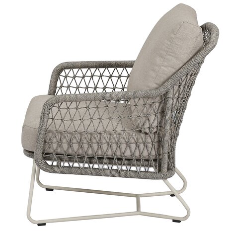 AVH-Collectie Trapani lounge tuinstoel natural sand rope