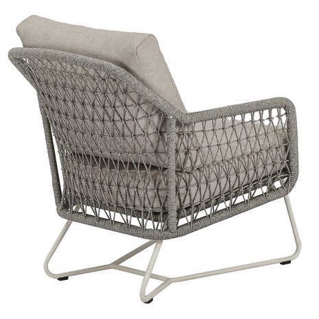AVH-Collectie Trapani lounge tuinstoel natural sand rope