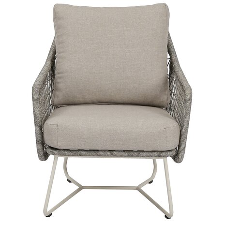 AVH-Collectie Trapani lounge tuinstoel natural sand rope