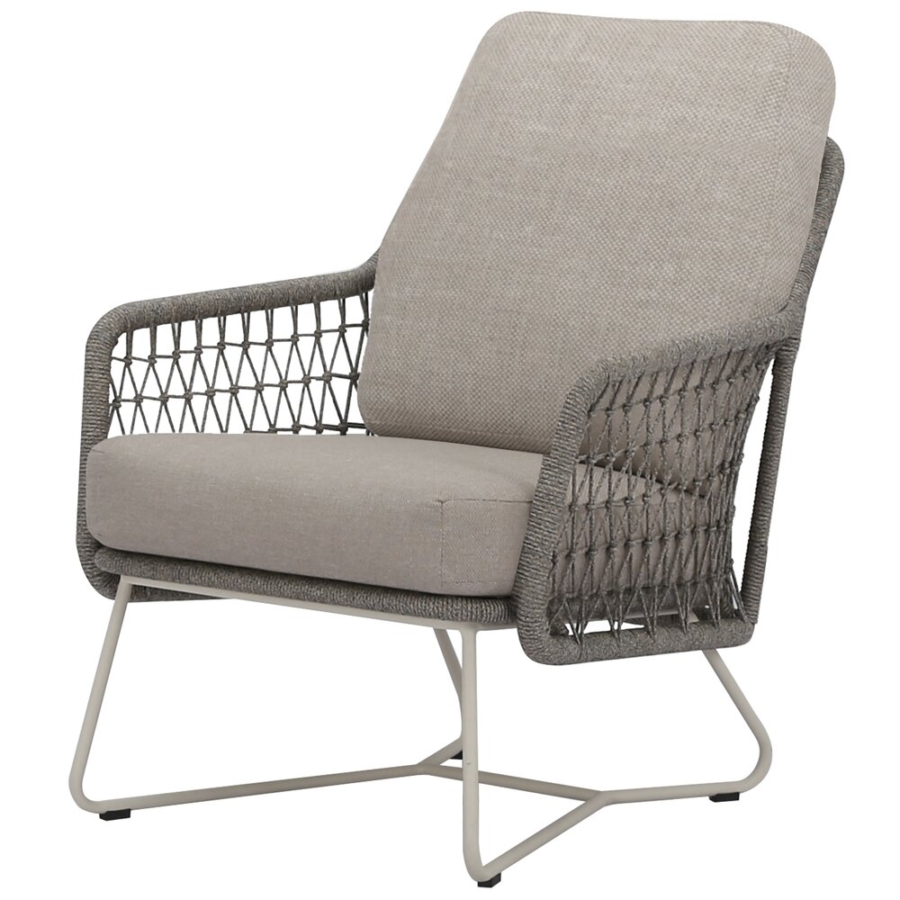 AVH-Collectie Trapani lounge tuinstoel natural sand rope