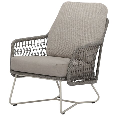 AVH-Collectie Trapani lounge tuinstoel natural sand rope