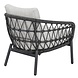 AVH-Collectie Arezzo low dining loungestoel antraciet rope AVH-Collectie Arezzo low dining loungestoel antraciet rope