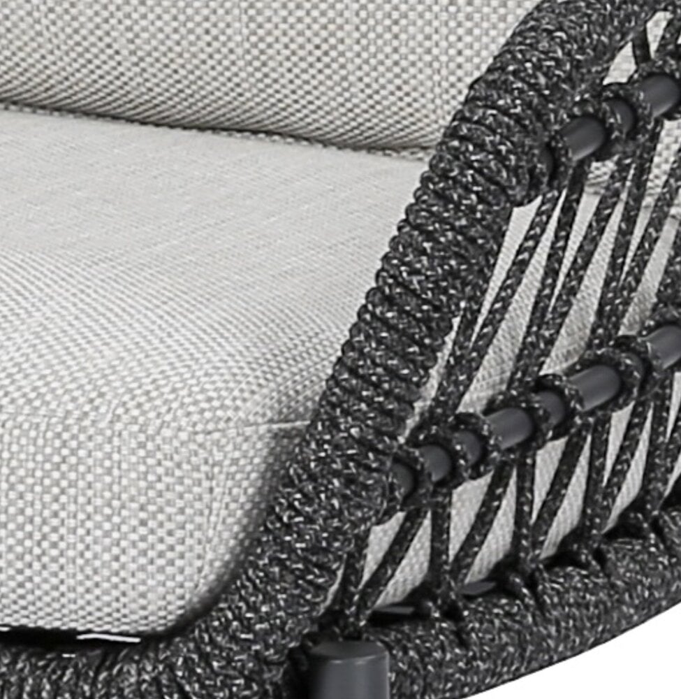 AVH-Collectie Arezzo low dining loungestoel antraciet rope AVH-Collectie Arezzo low dining loungestoel antraciet rope