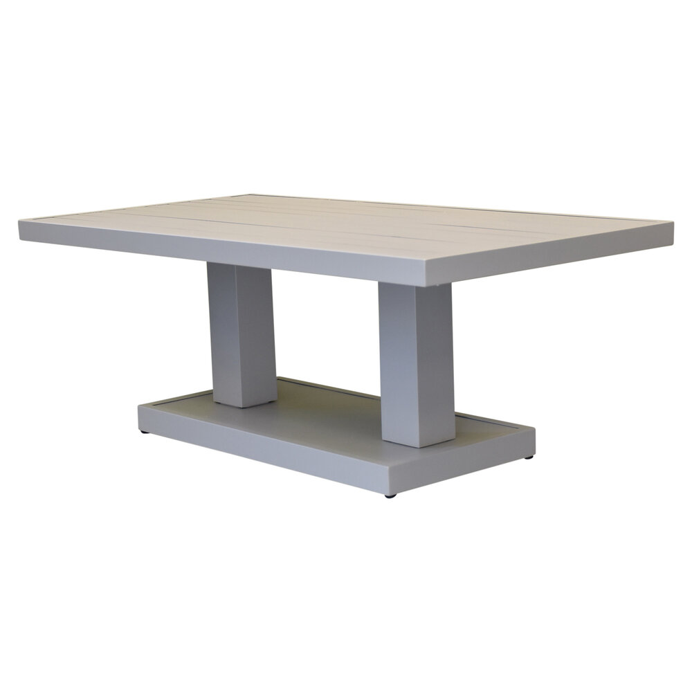 AVH-Collectie Saigon stoel bank dining loungeset 4 delig verstelbare tafel latte zand aluminium AVH-Collectie Saigon stoel bank dining loungeset 4 delig verstelbare tafel latte zand aluminium