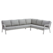 AVH-Collectie Barolo hoek loungeset 3 delig aluminium latte zand