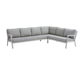 AVH-Collectie Barolo hoek loungeset 3 delig aluminium latte zand AVH-Collectie Barolo hoek loungeset 3 delig aluminium latte zand