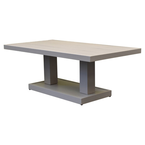 AVH-Collectie Saigon lounge dining set 6 delig verstelbare tafel latte zand aluminium AVH-Collectie Saigon lounge dining set 6 delig verstelbare tafel latte zand aluminium