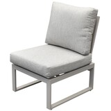 AVH-Collectie Saigon middenelement aluminium latte soft grey kussens AVH-Collectie Saigon middenelement aluminium latte soft grey kussens