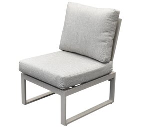 AVH-Collectie Saigon middenelement aluminium latte soft grey kussens AVH-Collectie Saigon middenelement aluminium latte soft grey kussens