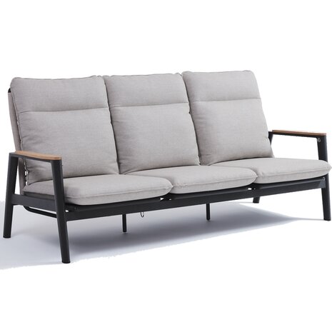 AVH-Collectie Alzano stoel bank loungeset 5 delig verstelbaar zand rope aluminium antraciet AVH-Collectie Alzano stoel bank loungeset 5 delig verstelbaar zand rope aluminium antraciet