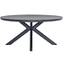 Cubanita dining tuintafel 158xH74 cm rond aluminium keramiek antraciet Cubanita dining tuintafel 158xH74 cm rond aluminium keramiek antraciet
