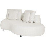 SUNS Blocchi 2-zitsbank moon links wit grijs boucle SUNS SUNS Blocchi 2-zitsbank moon links wit grijs boucle SUNS