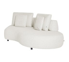 SUNS Blocchi 2-zitsbank moon links wit grijs boucle SUNS