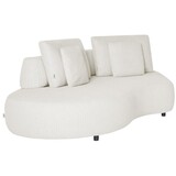 SUNS Blocchi 2-zits bank moon rechts wit grijs boucle SUNS