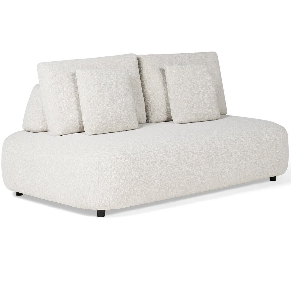 SUNS Blocchi 2-zitsbank wit grijs boucle SUNS