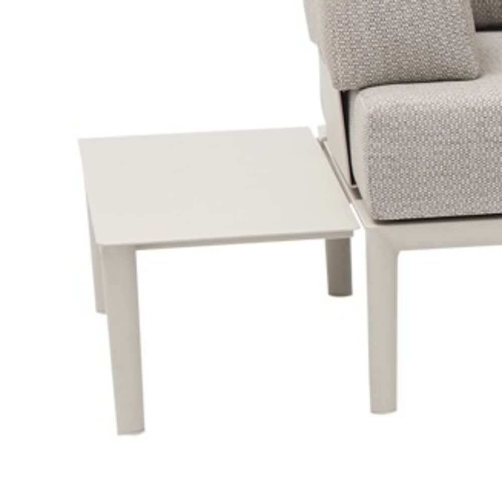 AVH-Collectie Hong Kong bijzettafel 74x32xH25 cm aluminium latte