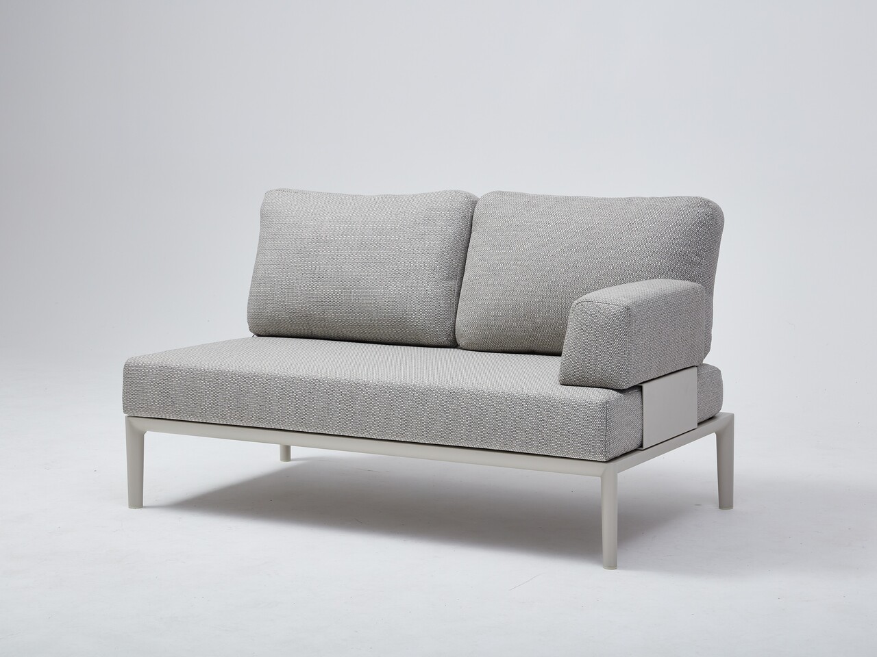 AVH-Collectie Hong Kong hoek loungeset 3 delig aluminium latte zand AVH-Collectie Hong Kong hoek loungeset 3 delig aluminium latte zand